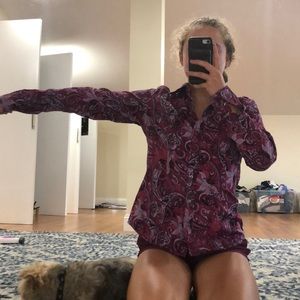 Button up collared shirt